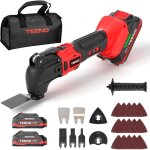 Outil multifonction oscillant sans fil 20v teeno, brushless outil multifonction sans fil avec 6 vitesses ...