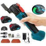 Outil multifonction oscillant sur batterie, , angle d'oscillation de 4�, 6 vitesses et lampe de poche ...