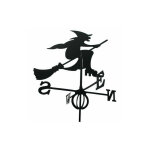 Girouette sorci�re en fer forg� grand mod�le