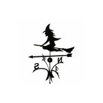 Outils et nature - girouette sorcière grand modèle sur roulement à billes Outils et nature - girouette sorcière grand modèle sur roulement à billes