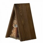Outils et nature - h�tel insecte en bois triangulaire