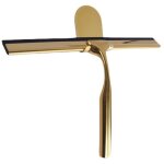 Vurahome - outils de nettoyage m�nager nettoyant pour vitres en acier inoxydable dor� (grattoir � poign�e ...