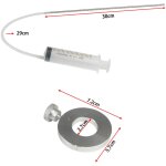 Outil de niveau d'huile de fourche de moto, kit d'outils de jauge de suspension 60 ml avec anneau r�glable. ...