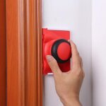 Outil de peinture des bords pinceau edger avec tampon de retouche - bac � peinture, peintre d'angle, ...