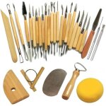 Outil de poterie outils de sculpture argile burin pour potier / artiste de c�ramique kit 30 pcs accessoire ...