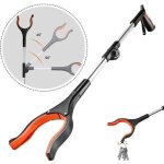 Outil de ramassage, pince de pr�hension en aluminium, outil d?aide extension pliable 180�, t�te rotatif ...