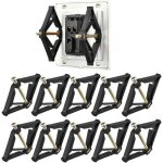 Outils de rparation pour botier d'interrupteur, 86 mm, lot de 10, montage mural, botier, outils de ...