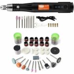 Outil rotatif sans fil, 105pcs 5v kit mini perceuse � 3 vitessesensemble d'outils rotatifs avec eclairage ...