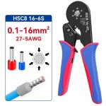 Outil de sertissage ferrule hsc816 - 6s 0. 1 - 16mm², pinces de sertissage mini pour grands terminaux ... Outil de sertissage ferrule hsc816 - 6s 0. 1 - 16mm², pinces de sertissage mini pour grands terminaux ...