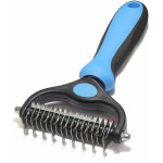 Outil de toilettage pour animaux de compagnie - r�teau � sous - poil � 2 c�t�s pour chiens et chats - ...