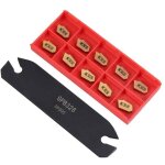 Outils de tournage de tour spb326, outil de coupe de rainurage de s�paration de 26mm avec 10 inserts ...