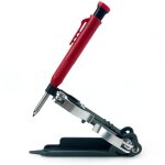 Outil de traçage léger avec trou profond, crayon à tracer, traceur de menuiserie, outil de mesure en ... Outil de traçage léger avec trou profond, crayon à tracer, traceur de menuiserie, outil de mesure en ...