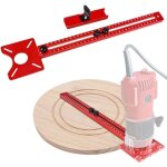 Outils de travail du bois 3 en 1 : gabarit de dfonceuse rglable pour rainure de fraisage, gabarit de ...
