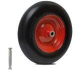 Roue de brouette increvable 3. 50 - 6 260kg + axe Ø 20mm Roue de brouette increvable 3. 50 - 6 260kg + axe Ø 20mm