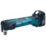 Outillage - ponceuse multifonction oscillante sans fil 18v avec accessoires, 2 batteries 3, 0 ah, chargeur ...