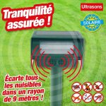 Outiror - anti - nuisibles à ultrasons : répulsif universel à énergie solaire Outiror - anti - nuisibles à ultrasons : répulsif universel à énergie solaire