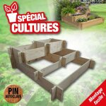 Outiror - carré potager 5 niveaux, en bois traité Outiror - carré potager 5 niveaux, en bois traité