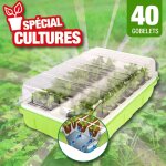 Kit de germination 40 godets pour russir vos semis