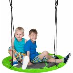 Outsunny - balan�oire nid d'oiseau ronde balan�oire panier � 110 cm 4 anneaux inclus m�tal �poxy oxford ...