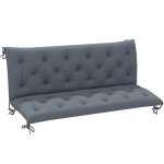 Outsunny coussin de banc matelas assise dossier pour banc de jardin coussin balancelle canap� 3 places ...