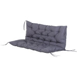 Coussin matelas assise dossier pour banc de jardin balancelle canap 2 places grand confort 132 x 110 ...
