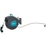 Dvidoir mural enrouleur automatique pivotant 180 tuyau 15 + 1, 4 m avec lance arrosage support mural ...
