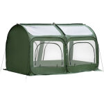 Outsunny - serre pop - up - serre de jardin pop - up - 4 portes zippes enroulables - dim. 2, 5l x 1, ...