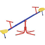 Outsunny - trbuchet rotatif 360 - balanoire  bascule enfant - multicolore