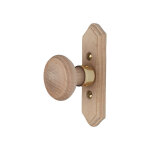 Ouvre&deco ? poign�e de fen�tre cr�mone en bois brut ? design demi - sph�rique ? rosace incurv�e ? finitions ...