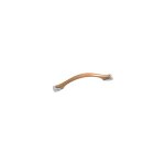 Ouvre&deco ? poign�e de meuble plastique imitation bois clair 96mm ? finition nickel mat ? largeur 136mm ...