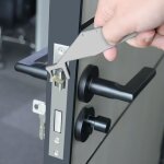 Ouvre - porte, outil de pompier, levier multifonction, outil manuel de serrage d'espacement de porte, ...