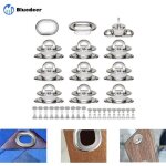 Ovales twist verrouiller en laiton nickel� tourniquet bache avec contre - rivure et rivet pour accessoires ...