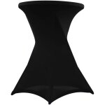 Nappe ronde pour mange - debout noir