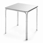 Table de jardin carr�e en aluminium