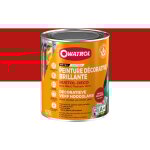 Durieu - peinture dcorative antirouille rustol deco ral 3001 rouge de scurit brillant 0, 75l owatrol ...