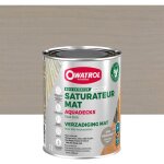 Owatrol - saturateur bois  l'eau aquadecks gris vieux bois (ow41) 1 litre