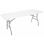Oxeo - table pliante jardin - table pique nique - portable avec poign�e - table de camping 8 places - ...