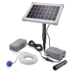 Esotec - oxygnateur de bassin solaire avec batterie pro plus 130l - 5w