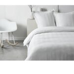 Today prestige parure de lit satin coton craie 240x260 cm