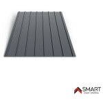 Smart cover pack 12 petites tles bac acier - toiture - couverture h12 dimensions: 125cm x 45cm=6, 75m ...