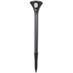 Pack 2 balises led solaire ext�rieure sur piquet 60cm avec d�tecteur de pr�sence pir 3000k blanc chaud ...