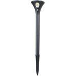 Pack 2 balises led solaire ext�rieure sur piquet 60cm avec d�tecteur de pr�sence pir 6000k blanc froid ...