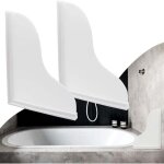 Pack de de 2 grands pare - �claboussures pour baignoire imperm�ables et , xu, autocollants pour garder ...