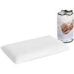 Pack 2 oreiller enfant 6 cm confort 80x35 - mousse a memoire de forme. dehoussable. ergonomique. son ...