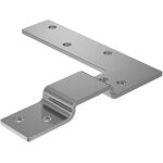 Pack 2 paires attaches �querre d'angle � visser - 7 trous - cadre maxi lourd , 2 angles gauches - 2 droits ...