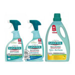 Pack: 2 pulv�risateurs nettoyant d�sinfectant pro multi usages et sanitaires + 1 bidon 5l nettoyant sol ...