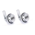 Pack de 2) serrure de combinaison  3 chiffres verrouillage du mot de passe serrure  came sans cl - ...
