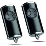 Pack de 2 t�l�commandes 868 mhz 4 canaux pour portail et garage compatible h�rmann hse4 hsm4 hse2 hs1 ...