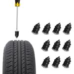 Pack de 20 - correction d'un pneu � plat, pneumatiques - choisissez la taille du noir - l