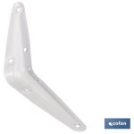 Pack de 20 unit�s de palomilla avec nervure blanche 150x125mm